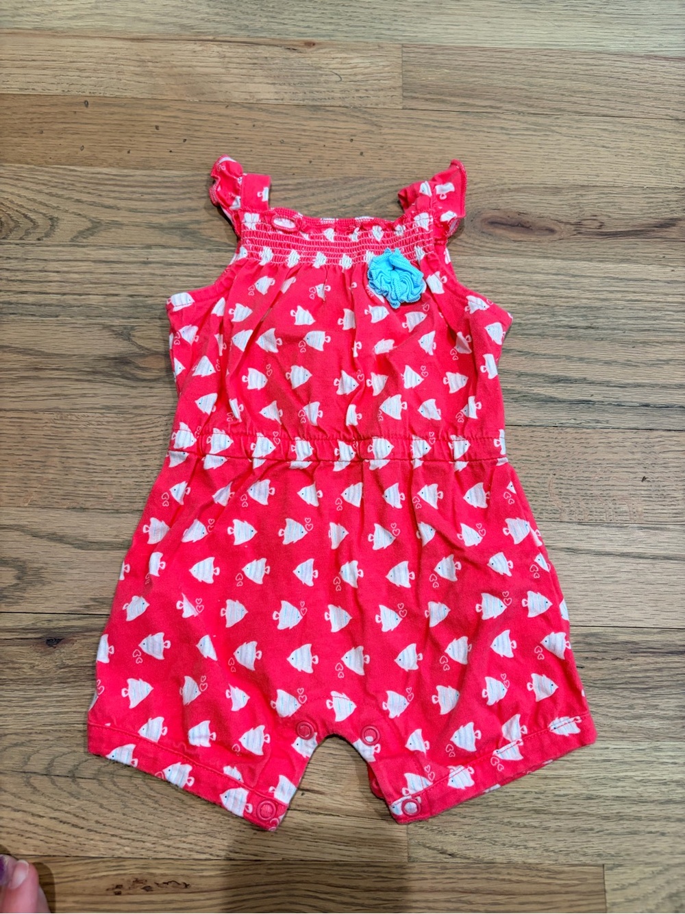 Carter’s baby girl fish print romper